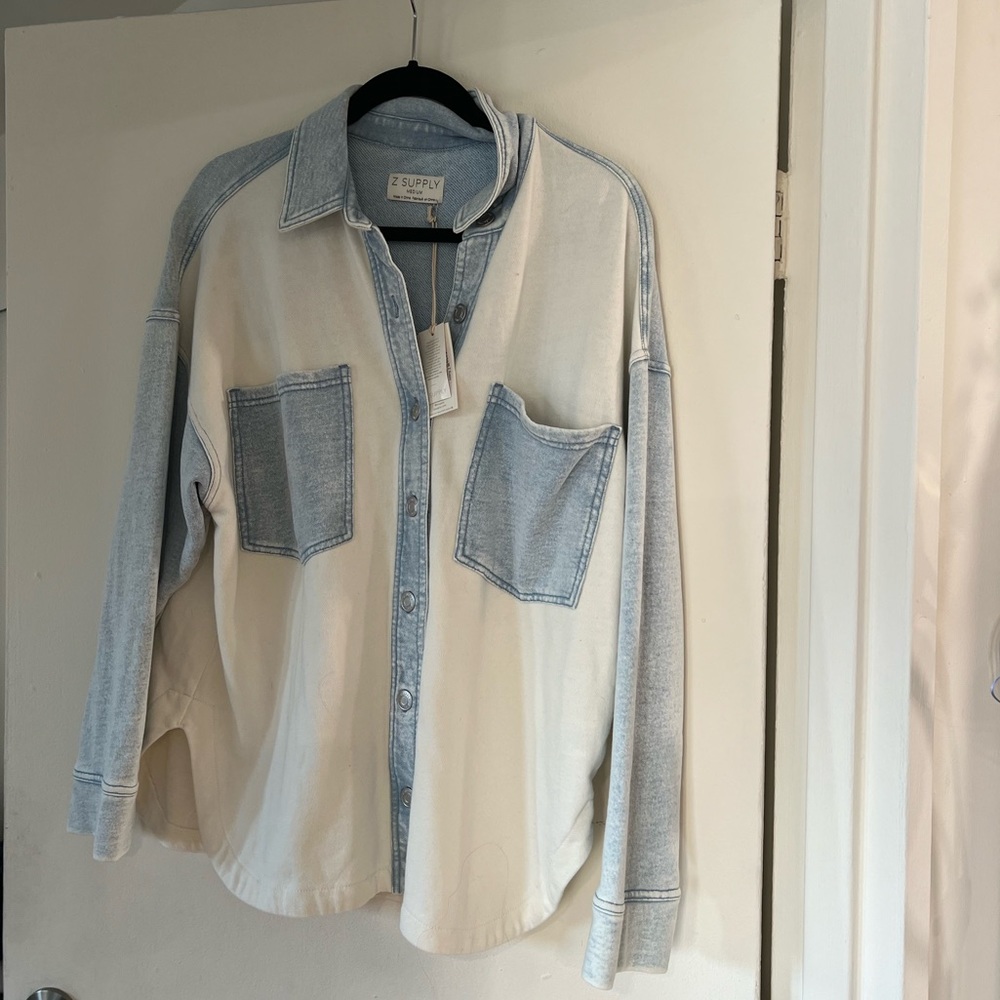 Z Supply all day knit denim jacket